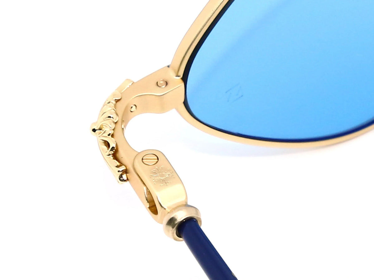Chrome Hearts Diamond Dog 2152 Exclusive Blue Glasses