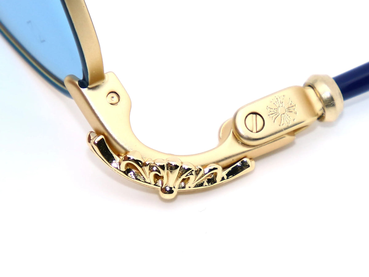 Chrome Hearts Diamond Dog 2152 Exclusive Blue Glasses
