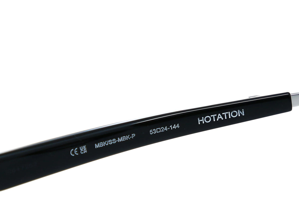 Chrome Hearts Hotation 2632 Unisex Matte Black & Silver Gothic Geometric Sunglasses