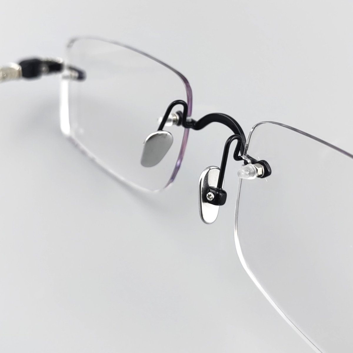Chrome Hearts Unisex Style Pills III Titanium Rimless Square Glasses