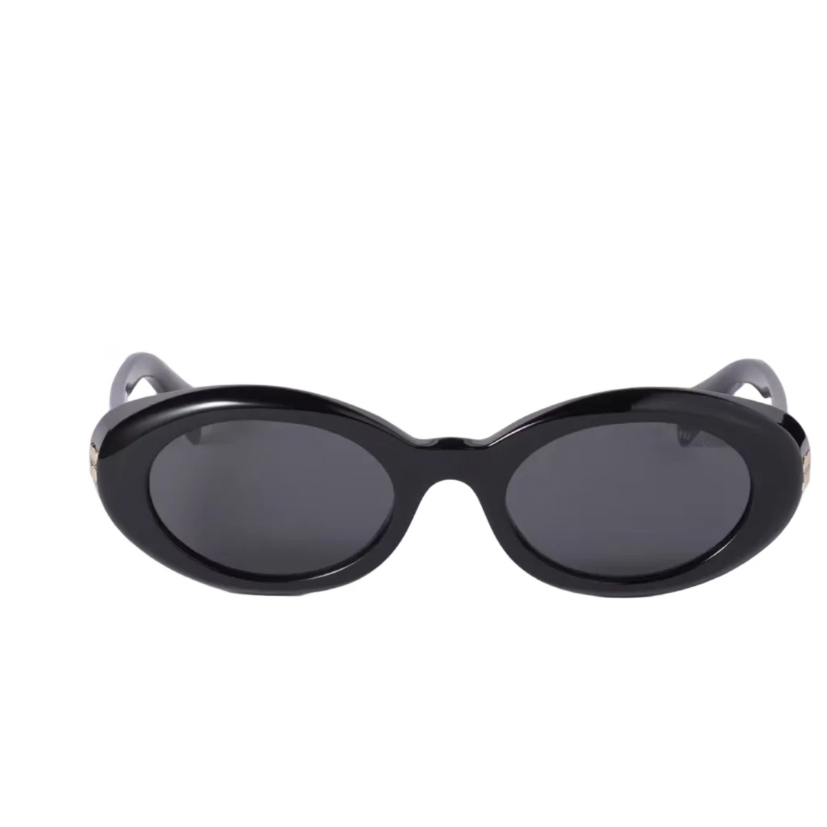 Miu Miu Women Rêverie Black / Slate Gray Lenses Sunglasses