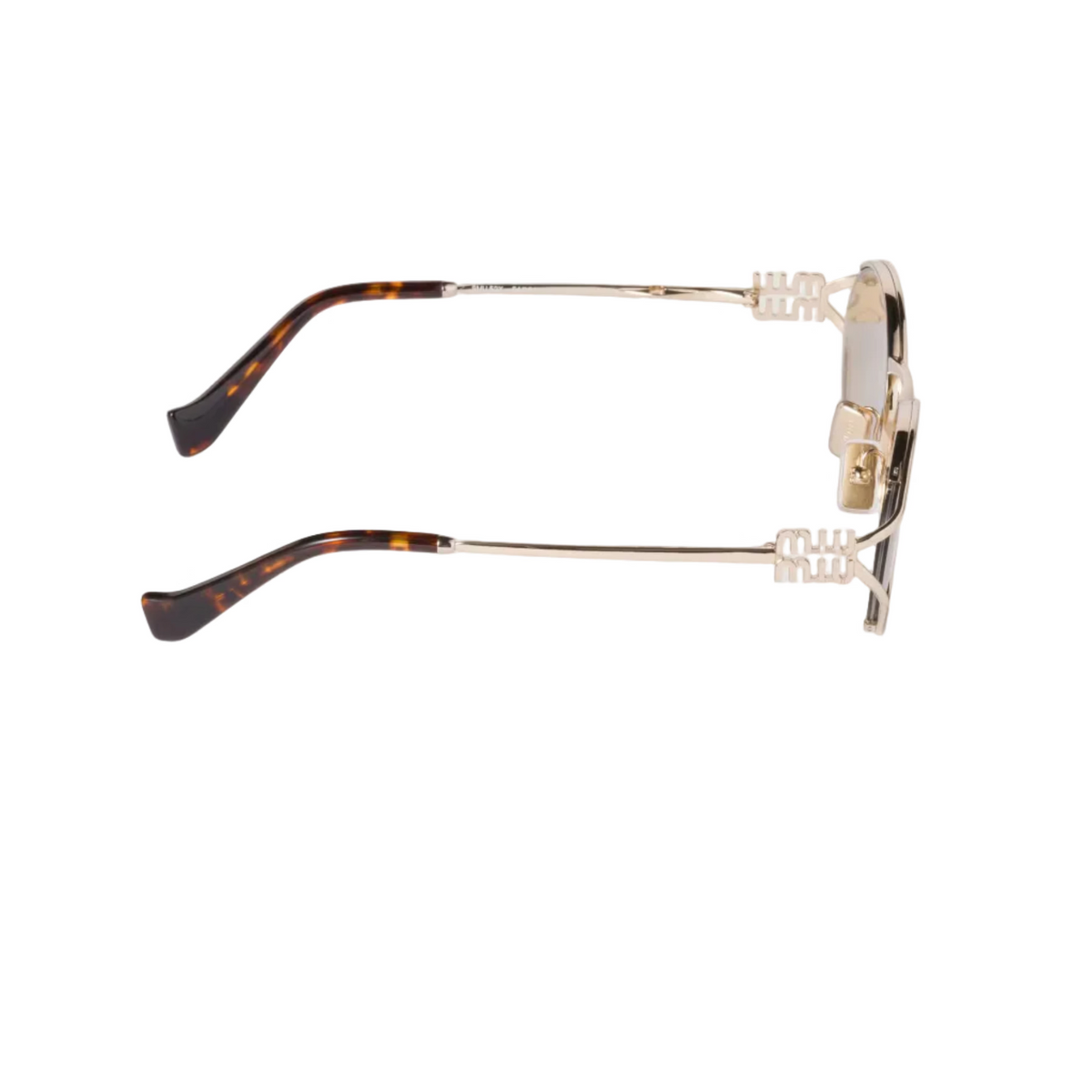 Miu Miu Women Logo Oval Camomile Sunglasses