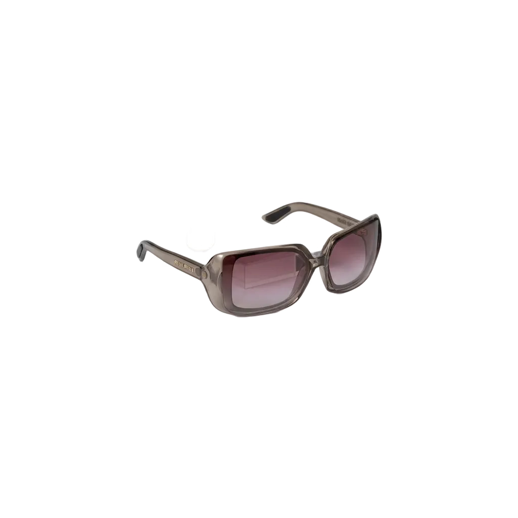 Miu Miu Runway SMUC08 Women Violet / Burgundy Bio Gradient Sunglasses