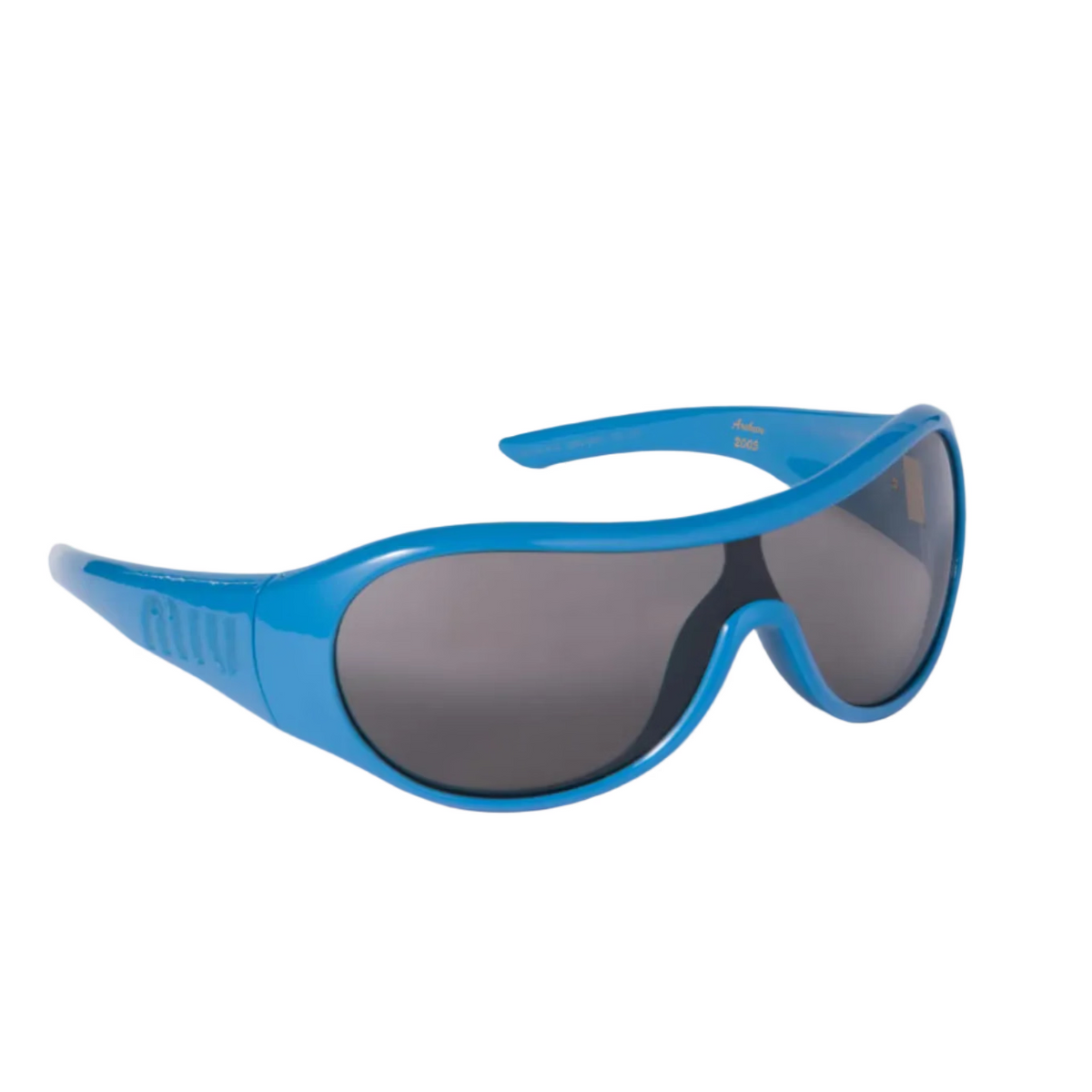 Miu Miu Ivresse Women Wraparound Celeste / Grey Sunglasses