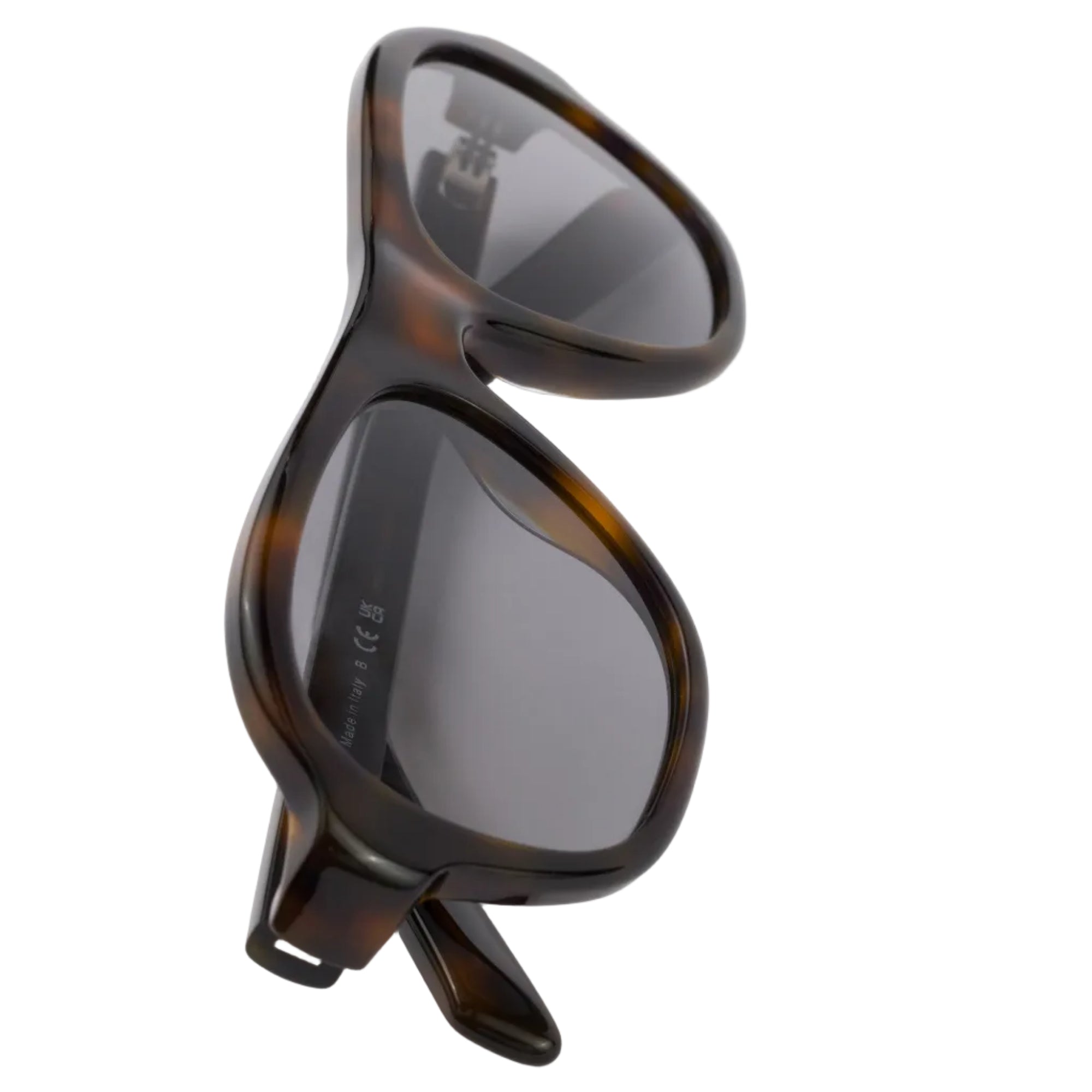 Prada Women Pilot Frame Mocha Brown Sunglasses