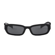 Prada Women Geometric Frame Shadow Gray Sunglasses