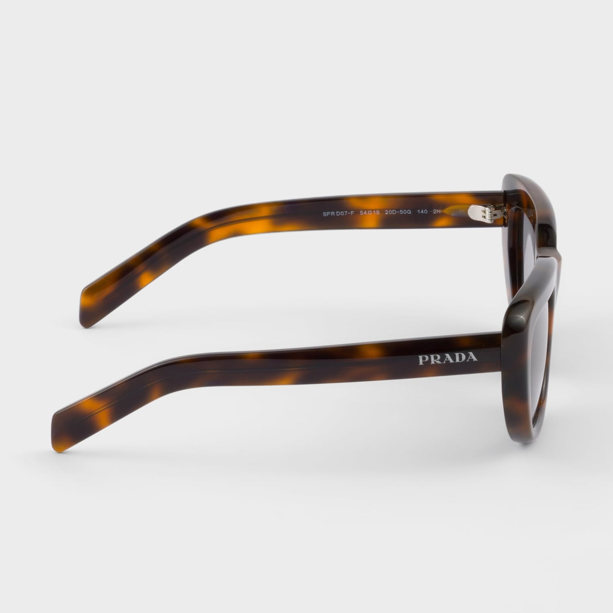 Prada Women Rectangular Frame Juniper Tortoiseshell Sunglasses