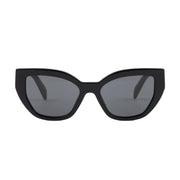 Prada Women Cat-Eye Frame Lava Black Sunglasses