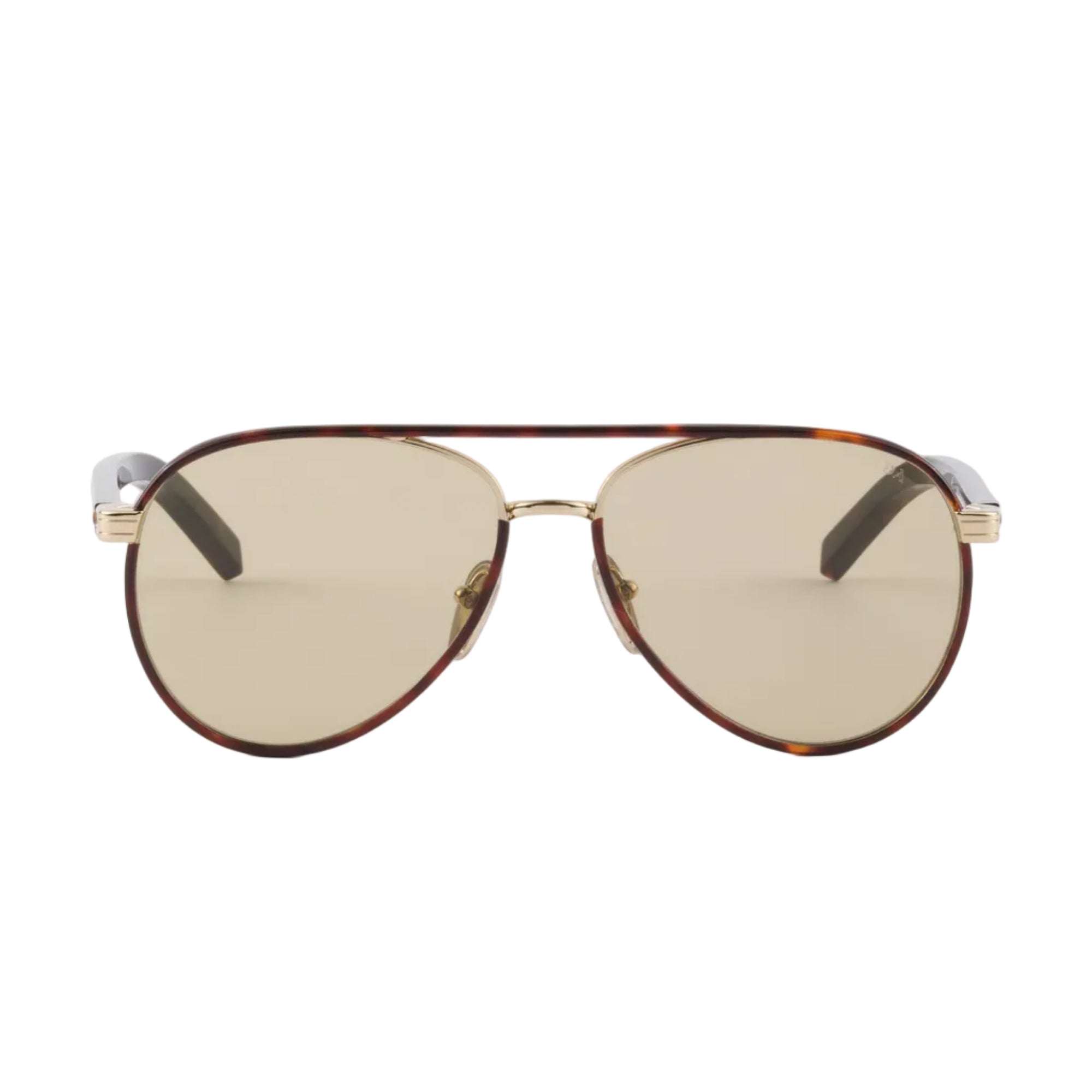 Prada Women Pilot Frame Briarwood Tortoiseshell Sunglasses