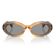 Miu Miu Women Rêverie Beige / Gray Lenses Sunglasses