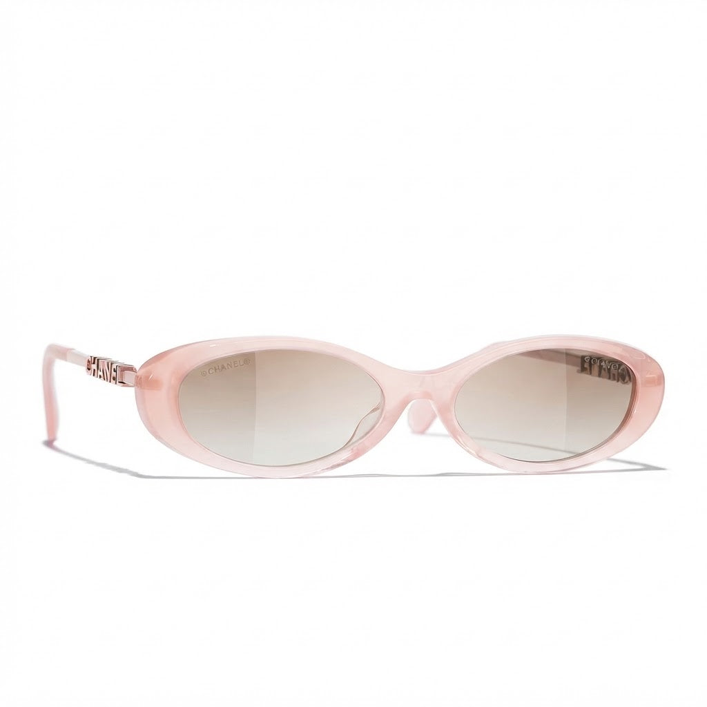 Chanel Women Oval Pink Sunglasses CH5565