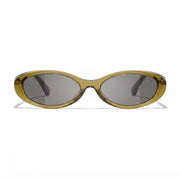  Chanel Women Oval Olive Sunglasses CH5565