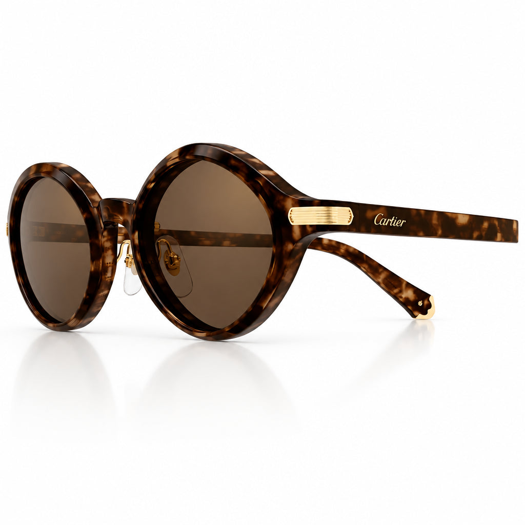 Cartier Première de C Women Tortoiseshell Sunglasses