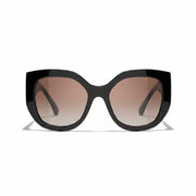 Chanel Women Butterfly Black Sunglasses