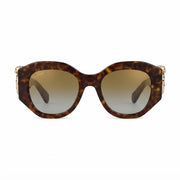  Cartier Panthère de C Motif Women Dark Tortoiseshell Frame Gradient Brown Sunglasses