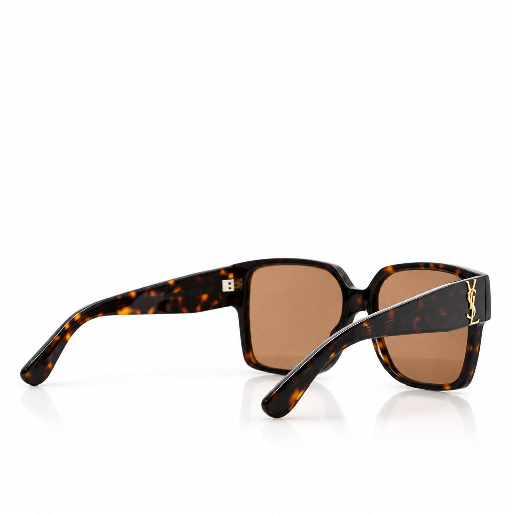 Saint Laurent SL M9 Unisex Tortoise Brown Sunglasses