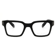 Philipp Plein Men Matt / Sandblasted Black Square Glasses