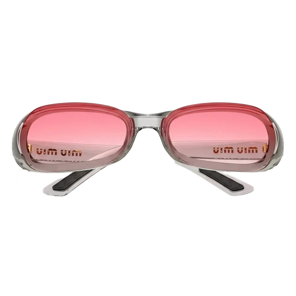 Miu Miu Runway SMUC07 Women Transparent Grey / Rose Gradient Sunglasses