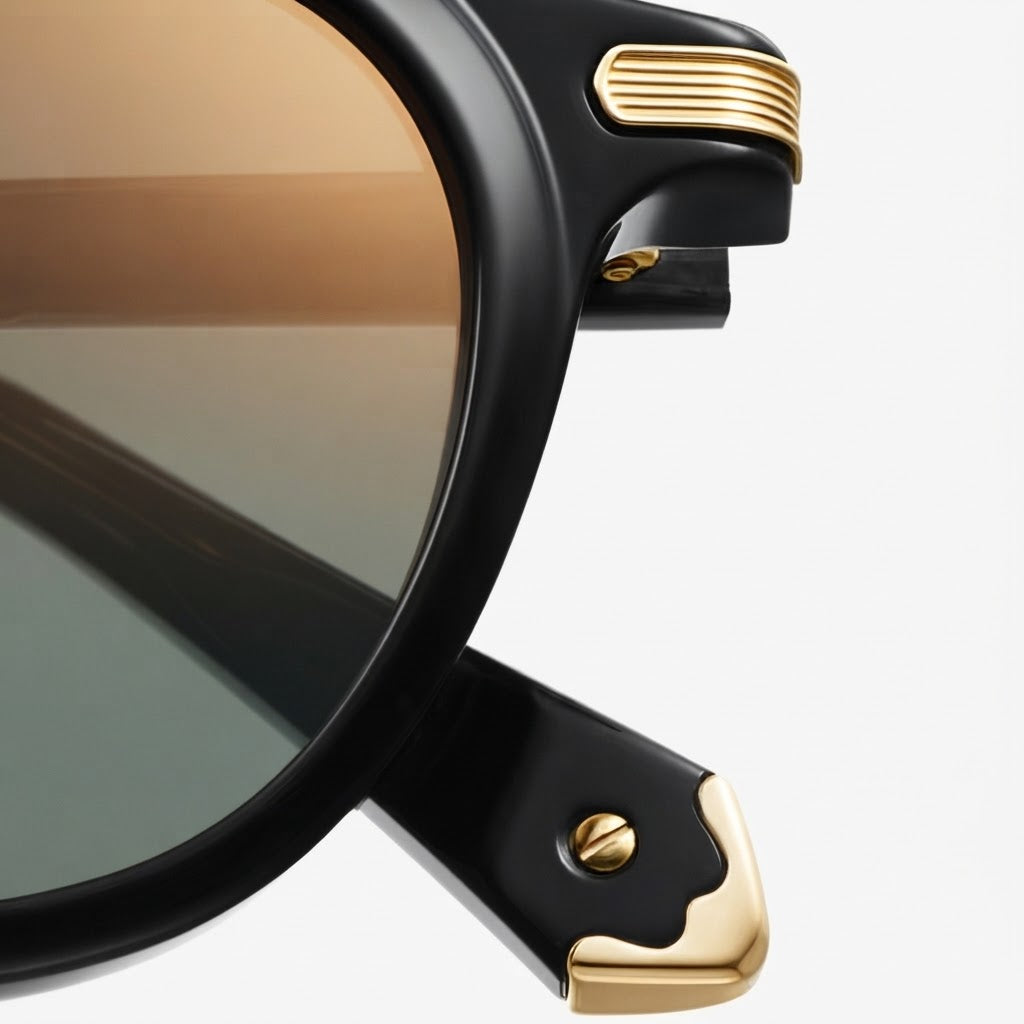 Cartier Première de C Men Black & Grey Sunglasses