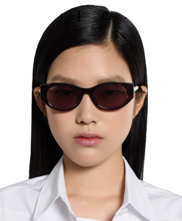 Gucci Women Low Nose Bridge Fit Sunglasses