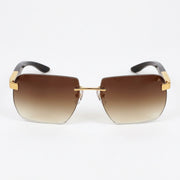 Maybach The Artist Sun I Men / Unisex 24K Gold Titanium / Light Bronze Gradient Sunglasses