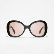 Chanel Women Butterfly Black Sunglasses