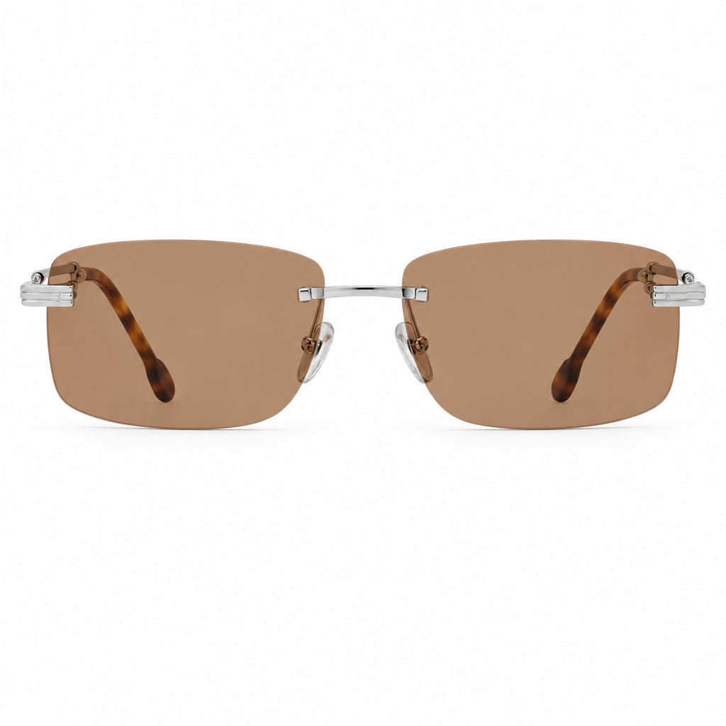 FRED Force 10 Unisex Geometric Palladium/Nude Sunglasses