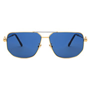 FRED Force 10 Unisex Luxury Aviator Blue Sunglasses