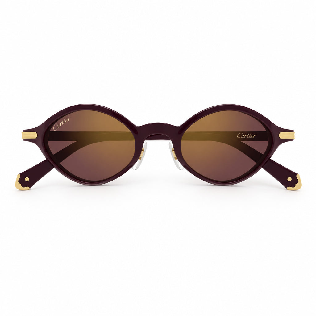 Cartier Première de C Women Purple Gradient Sunglasses