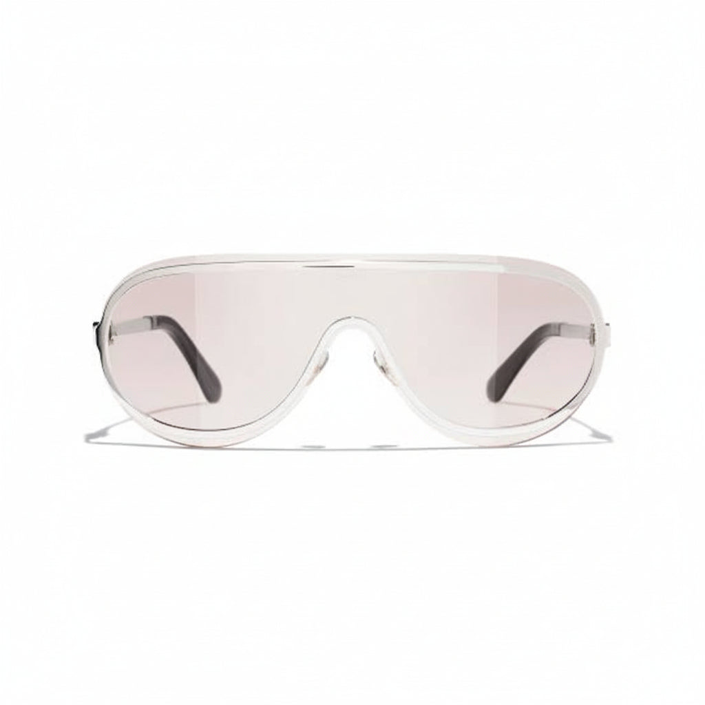 Chanel Women’s Shield Pink Sunglasses