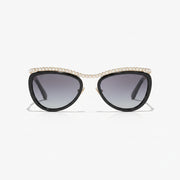 Chanel Women Cat-Eye Black Sunglasses