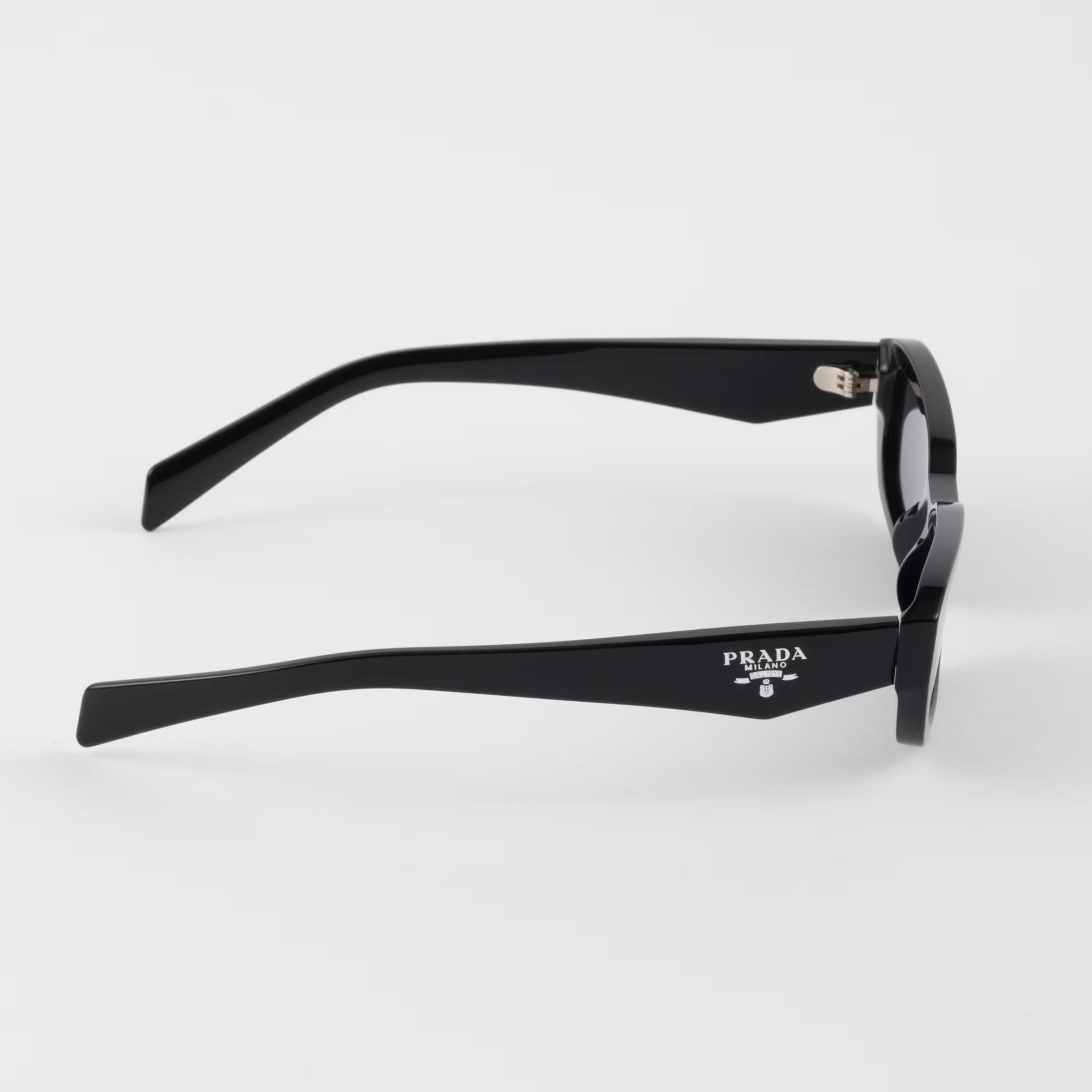 Prada Women Rectangular Frame Void Black Sunglasses