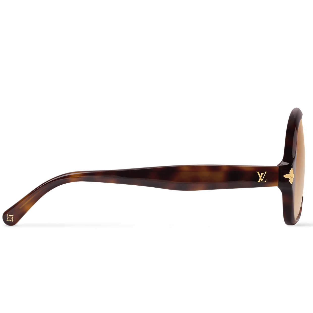 Louis Vuitton Women Pilot Frame Oak Brown Sunglasses