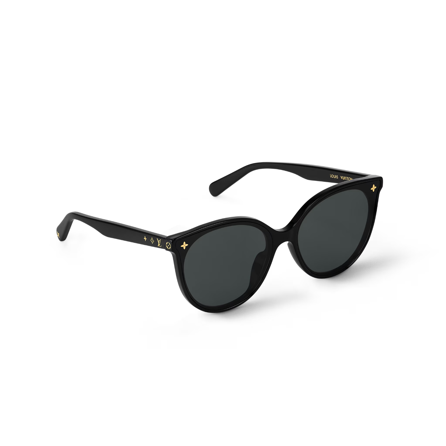 Louis Vuitton Women Cat Eye Frame Jet Black Sunglasses
