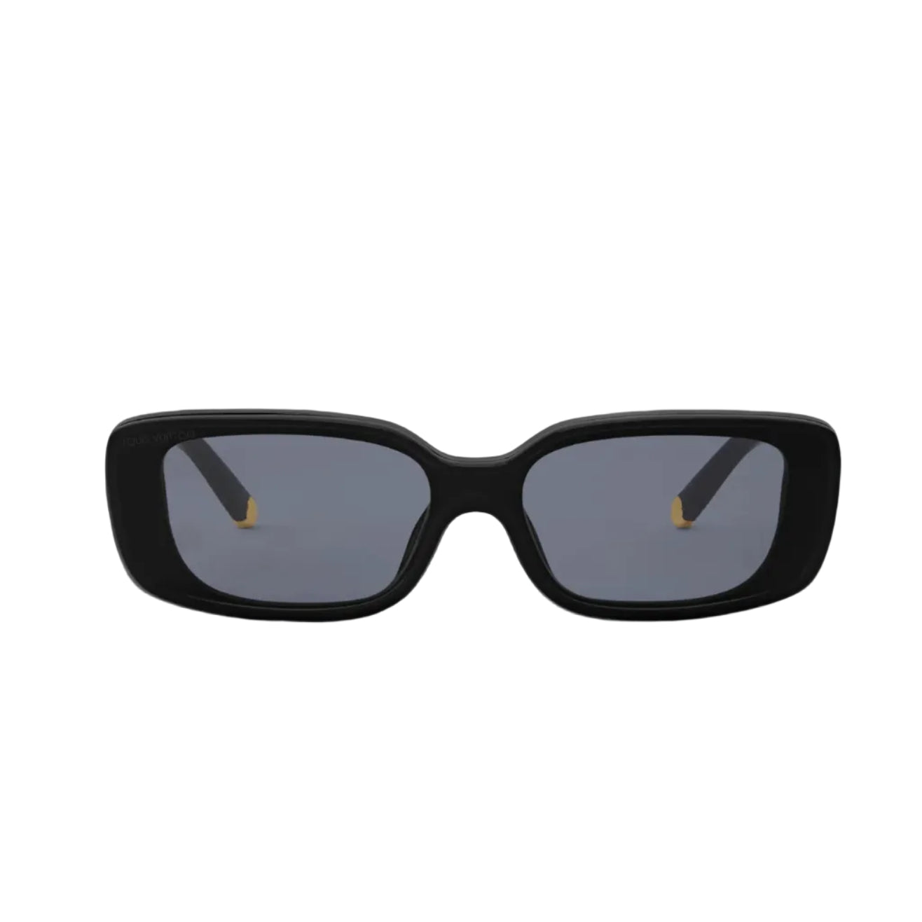 Louis Vuitton Women Rectangle Frame Coil Black Sunglasses