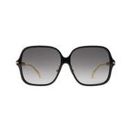 Louis Vuitton Women Square Frame Royal Black Sunglasses