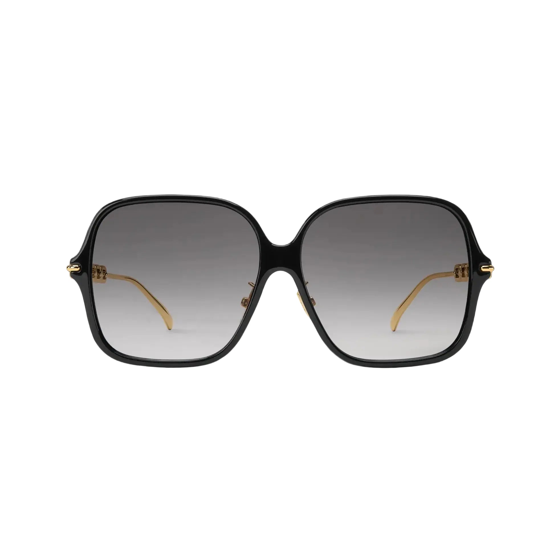 Louis Vuitton Women Square Frame Royal Black Sunglasses