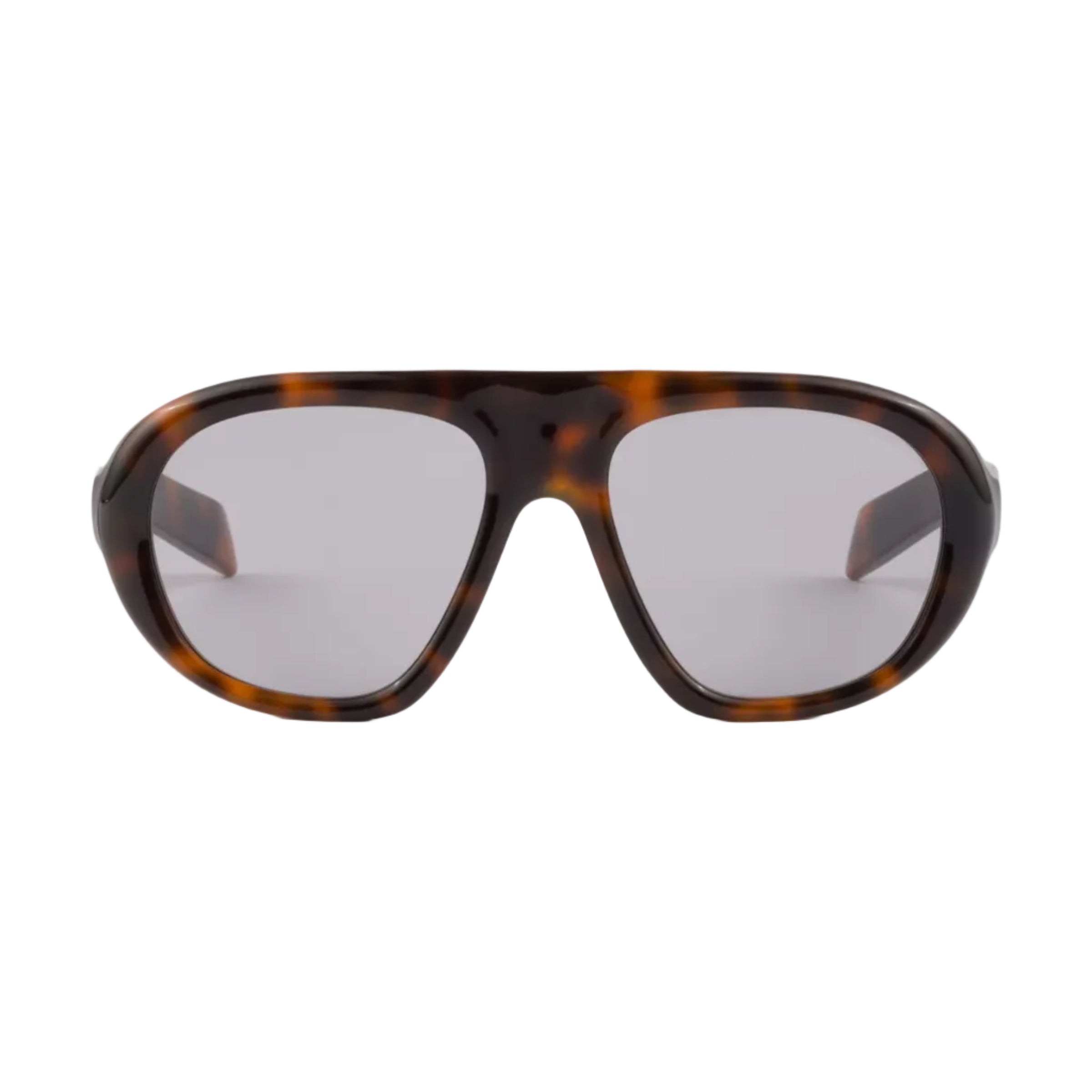 Prada Women Oversized Frame Brown Sunglasses
