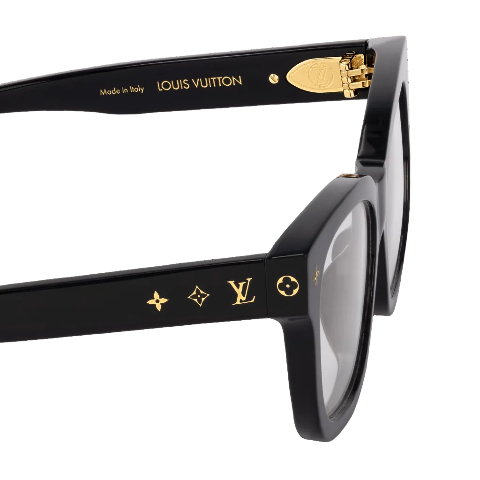Louis Vuitton Women Cat Eye Frame Phantom Black Sunglasses
