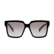 Prada Women Rectangular Frame Faded Black Sunglasses