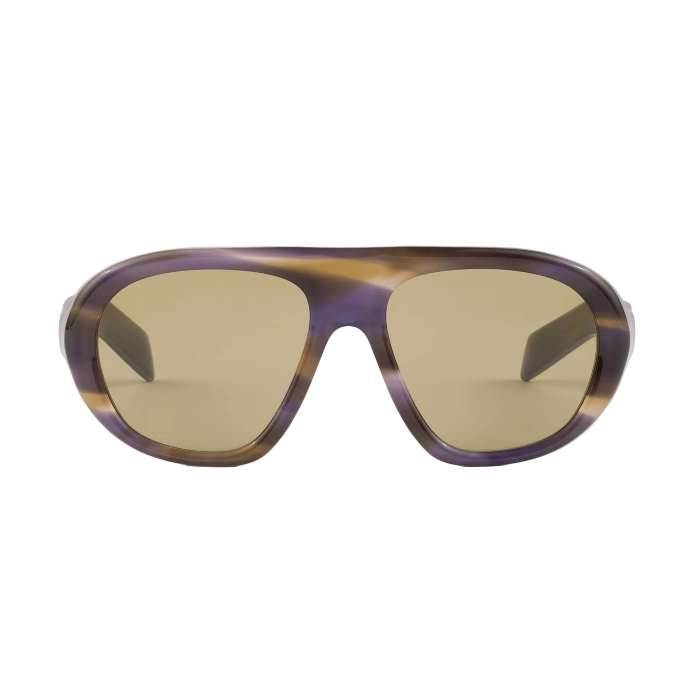 Prada Women Pilot Frame Blue Lagoon Sunglasses