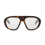 Prada Women Oversized Frame Brown Tortoiseshell  Sunglasses