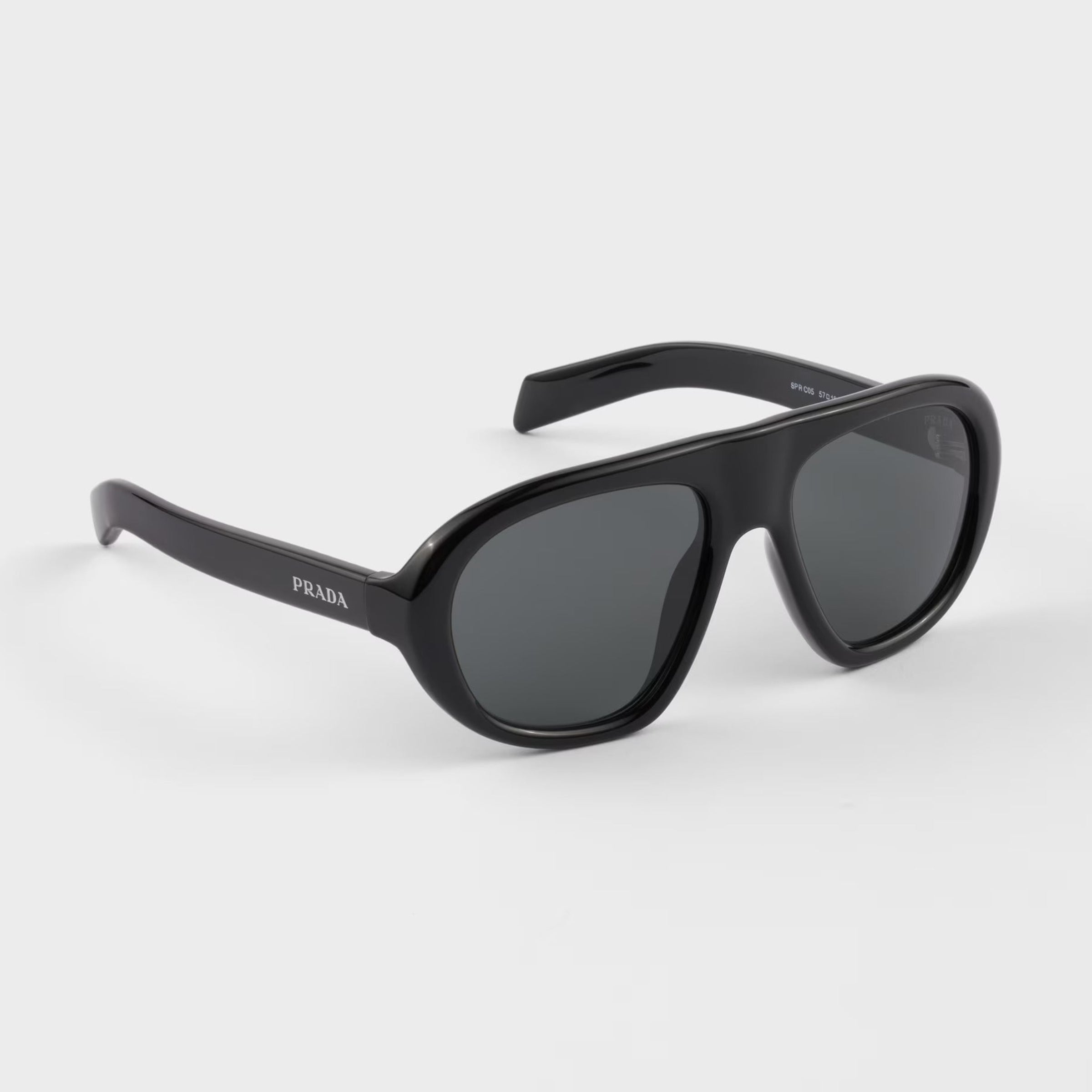 Prada Women Oversized Frame Black Sunglasses