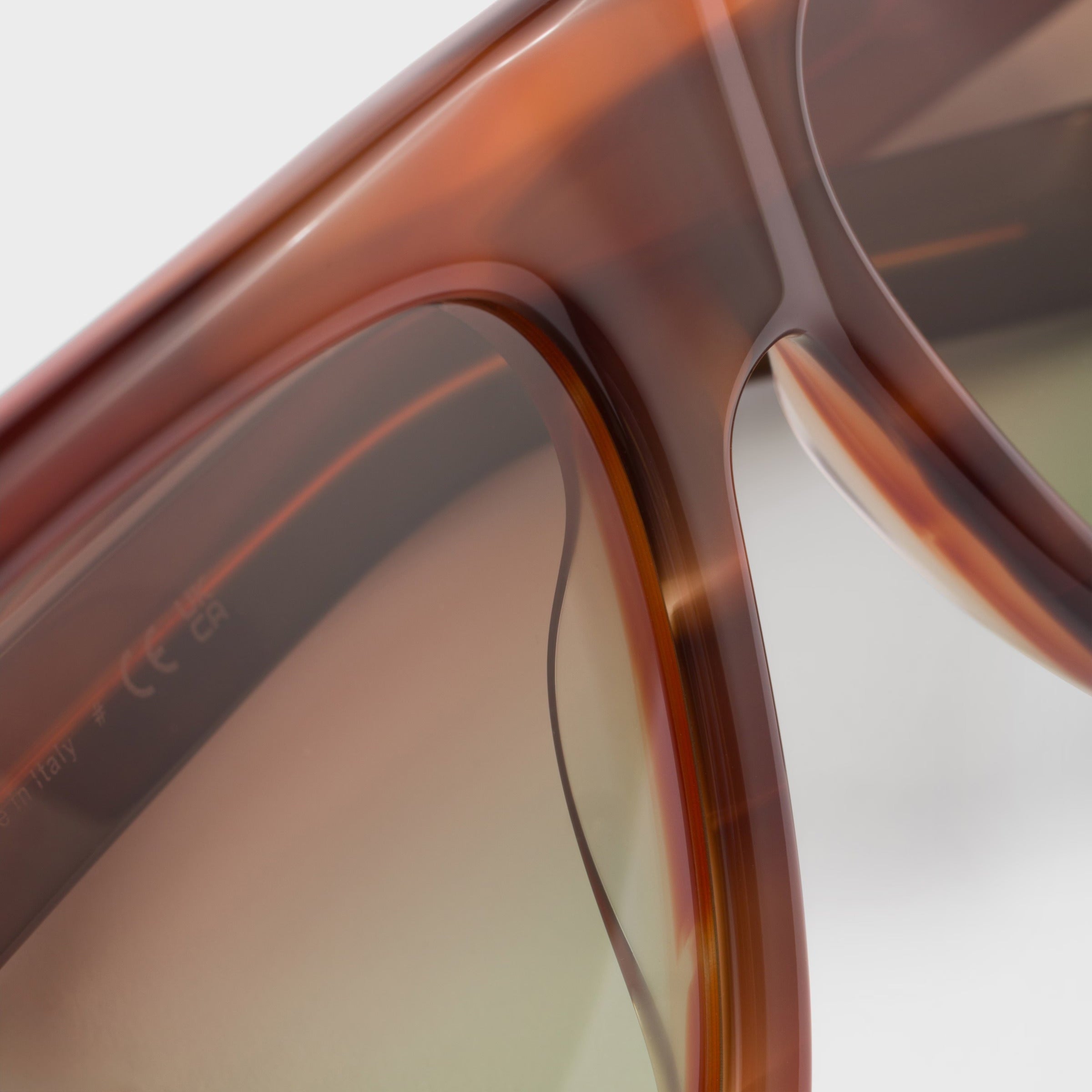 Prada Women Pilot Frame Sienna Brown Sunglasses