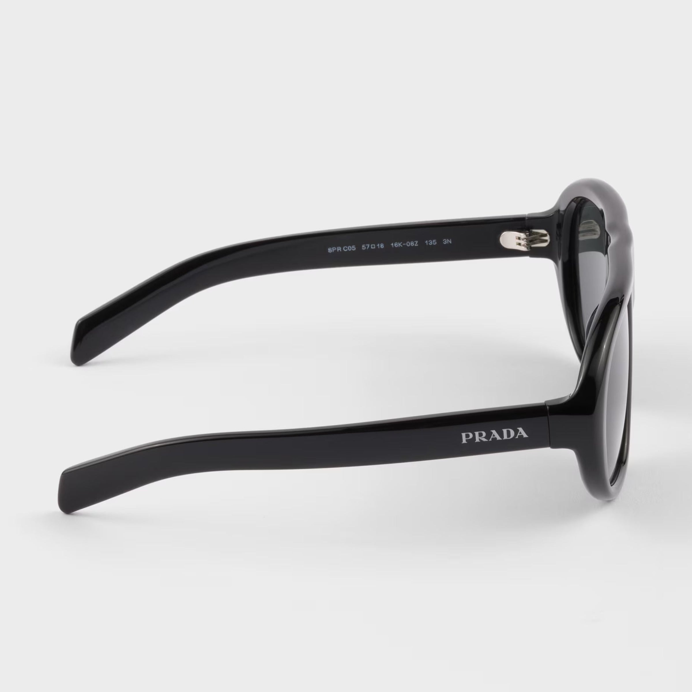 Prada Women Oversized Frame Black Sunglasses