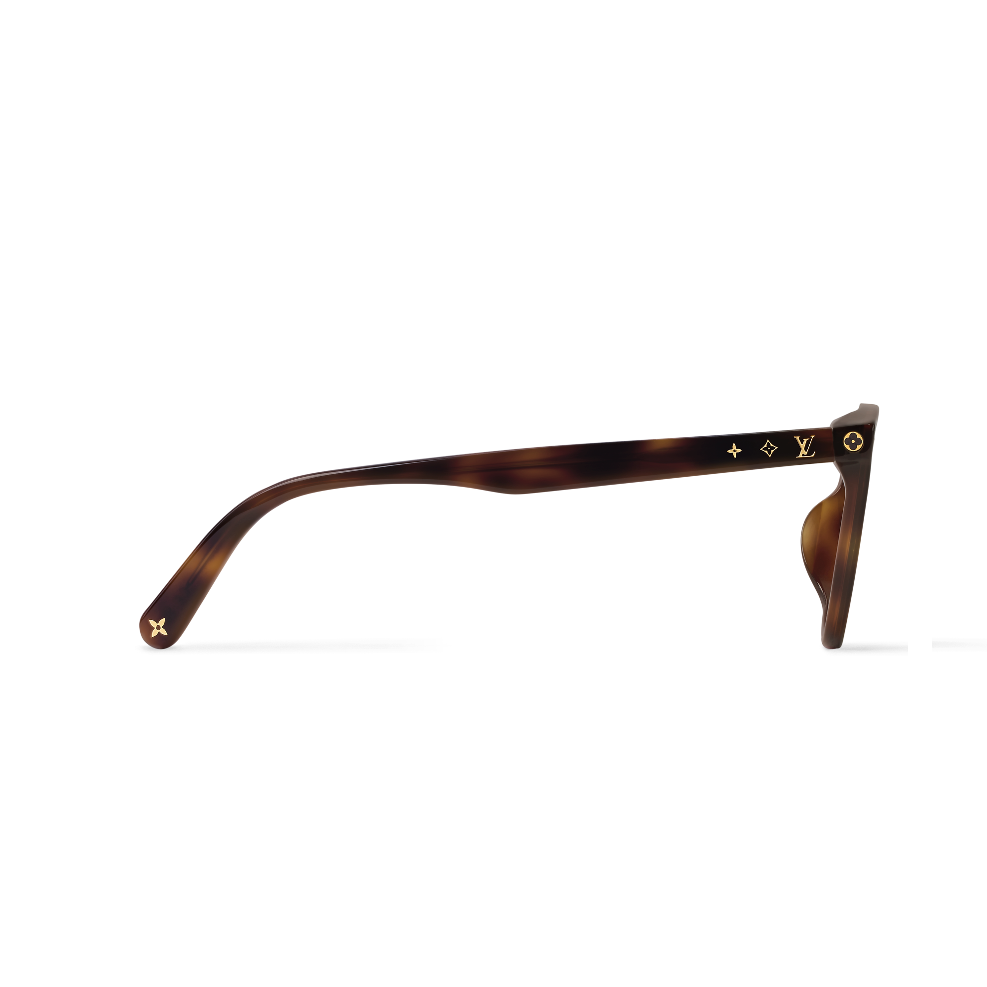 Louis Vuitton Women Rectangle Frame Brown Sunglasses