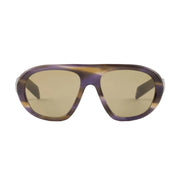 Prada Women Oversized Frame Lagoon Blue Sunglasses