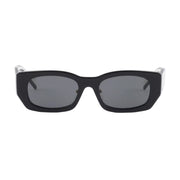 Prada Women Rectangular Frame Falcon Black Sunglasses