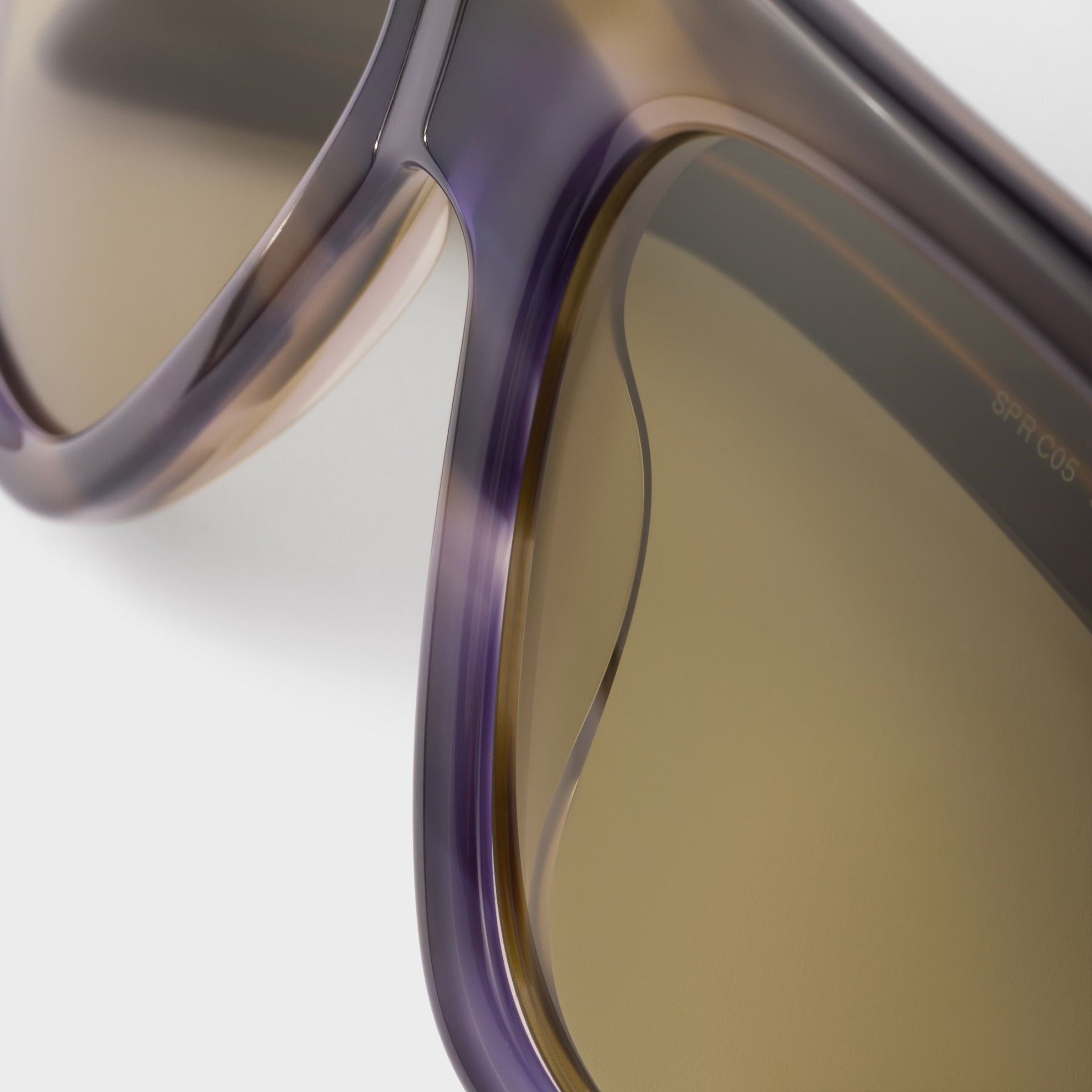 Prada Women Oversized Frame Lagoon Blue Sunglasses