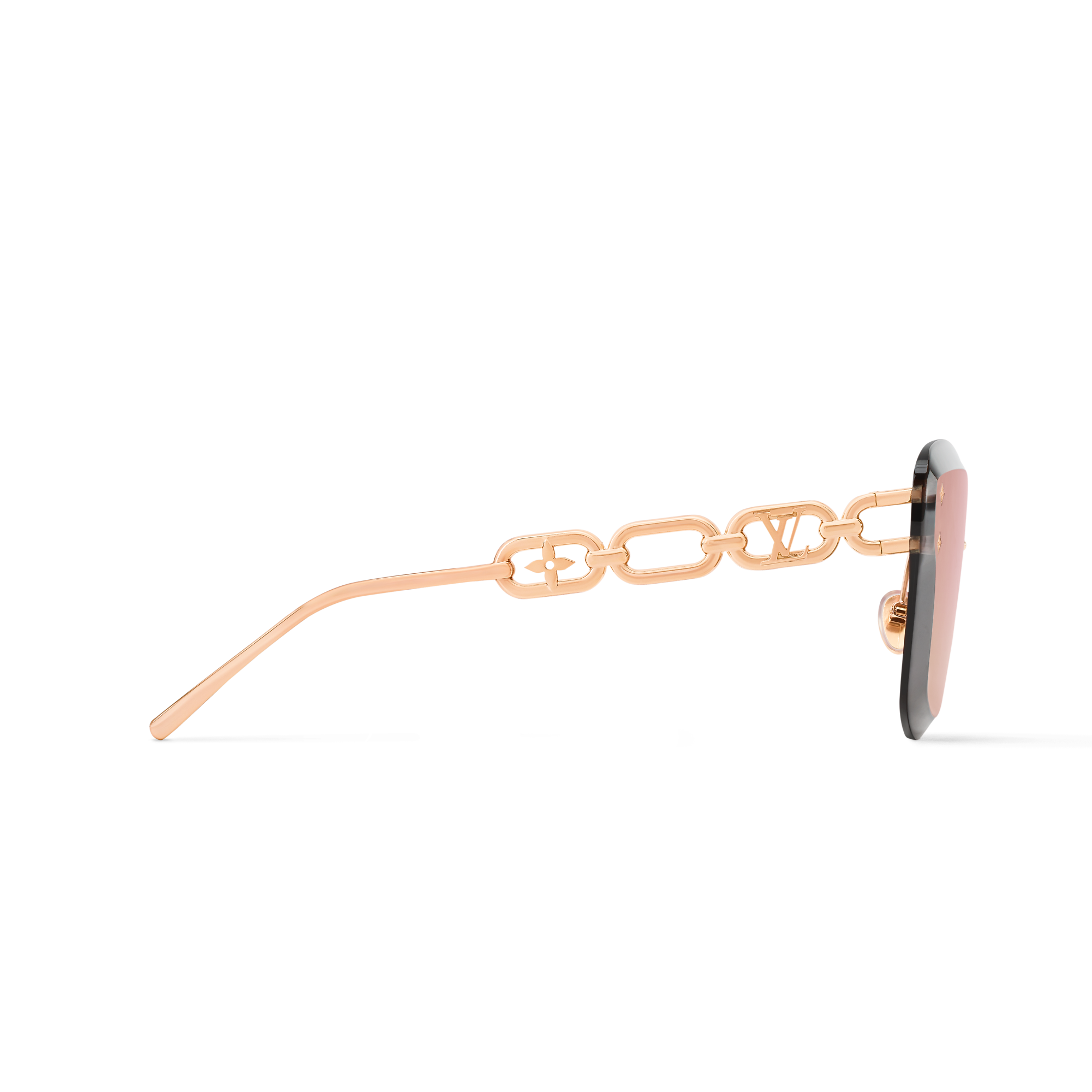 Louis Vuitton Women Cat Eye Frame Rose Gold Sunglasses